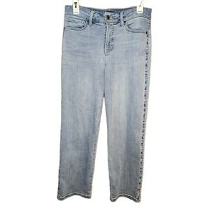 NYDJ Jenna Straight Ankle Jeans Size 6 EUC 👖✨ minimalist mom jeans